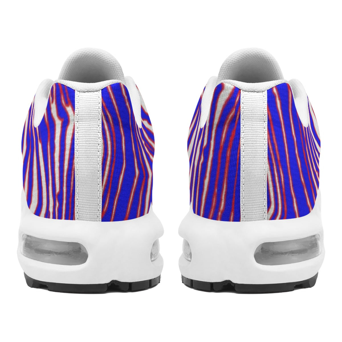 Zapatillas deportivas con amortiguación de aire y estampado de cebra de los Buffalo Bills de la NFL
