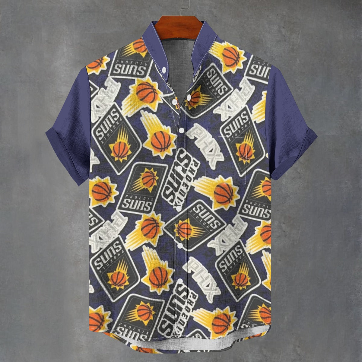 Camisa de cuello alto de los Phoenix Suns | Lino sintético de 110 g/m²