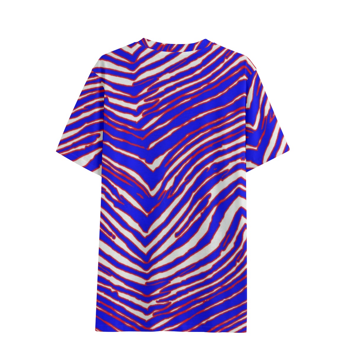 Camiseta de cuello en V para hombre con estampado de cebra de los Buffalo Bills de la NFL