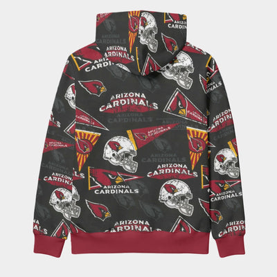 Arizona Cardinals Classic Pullover Hoodie with Front Pocket and Drawstring