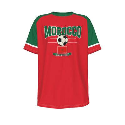 Camiseta del equipo nacional de futbol de Maruecos - Morocco football team Short Sleeve T-shirt