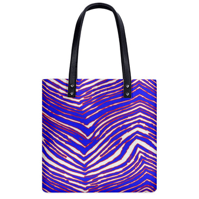 Nfl Football Buffalo Bills zubaz zebra print  PU Shoulder Bag