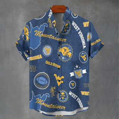 West Virginia University - Mountaineers Shirt|110GSM Imitation Flax