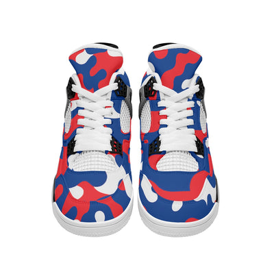 Zapatillas de baloncesto Air Cushion con colores de camuflaje del equipo Buffalo Bills