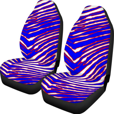 Funda universal para asiento de coche con estampado de cebra de los Buffalo Bills de la NFL con respaldo engrosado