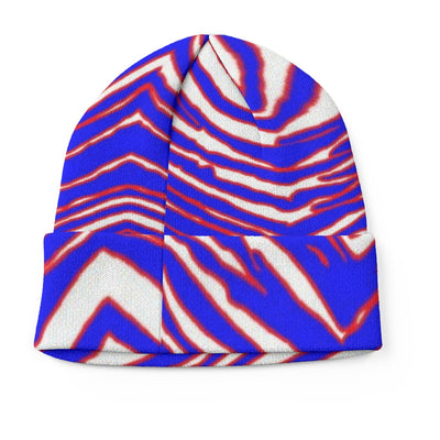 Gorro de punto con estampado de cebra de los Buffalo Bills de la NFL