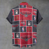 Atlanta Hawks NBA basketball Stand Collar Shirt|110GSM Imitation Flax