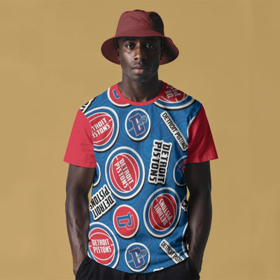 Detroit Pistons Classic Round Neck T-Shirt for Comfortable Daily Wear