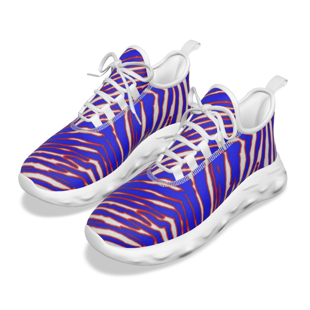 Zapatillas deportivas ligeras con estampado de cebra de los Buffalo Bills de la NFL