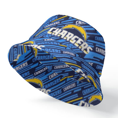 Los Angeles Chargers Double-Sided Bucket Hat with High-Quality Print