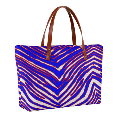 Bolsa de tela con estampado de cebra de los Buffalo Bills de la NFL | Tela de buceo