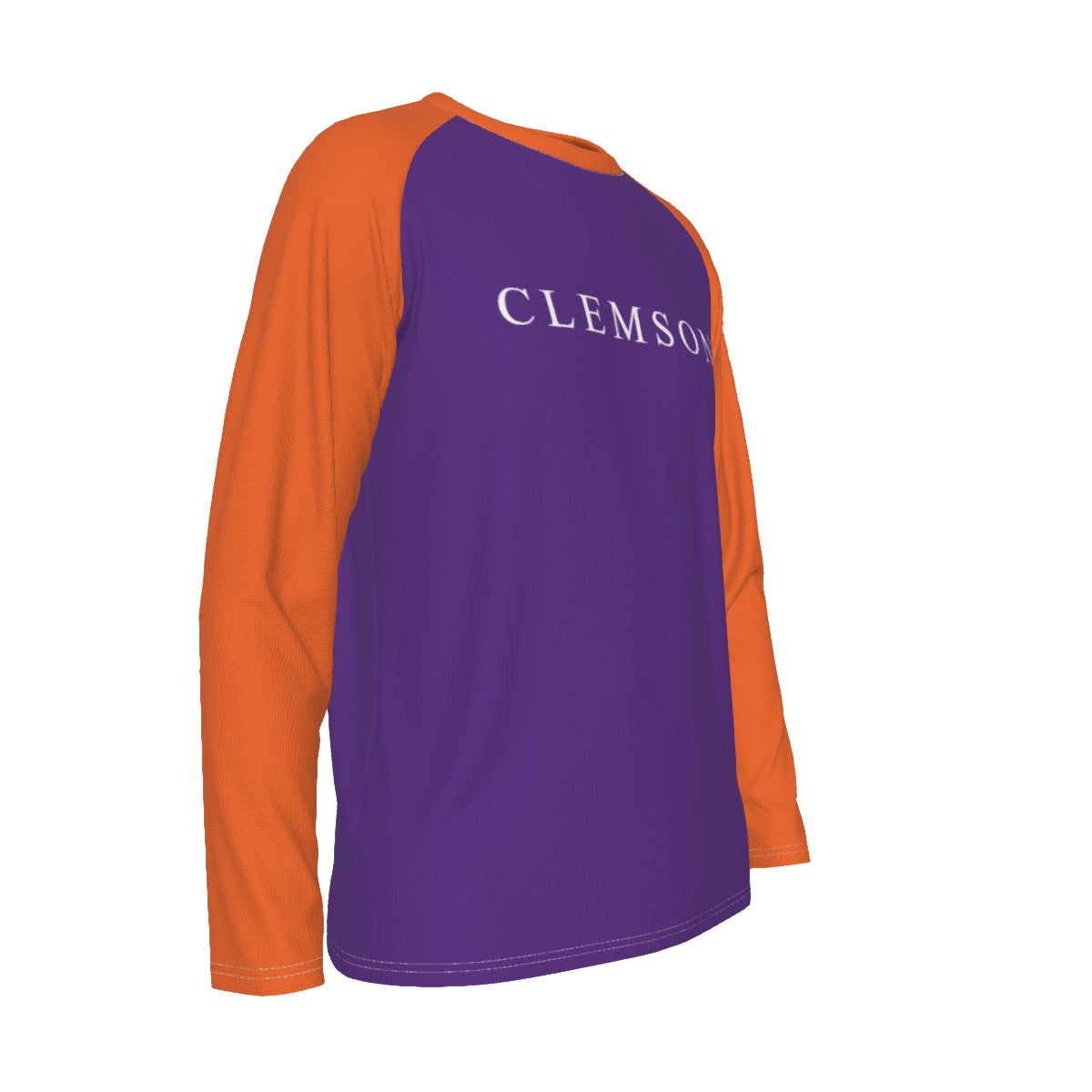 Universidad de Clemson - Camiseta de manga larga con mangas raglán de los Tigers