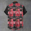 Chicago Bulls Nba BAsketball Stand Collar Shirt|110GSM Imitation Flax