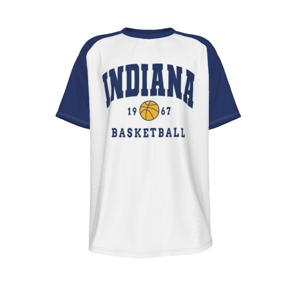 Indiana Pacers Nba basketball raglen Short Sleeve T-shirt