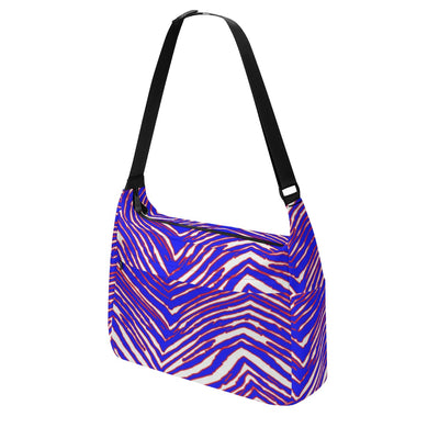 Bolso bandolera con estampado de cebra de los Buffalo Bills de la NFL