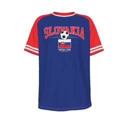 Slovakia Euro football team O-neck Short Sleeve T-shirt