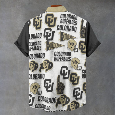 University of Colorado Boulder - Buffaloes Shirt|110GSM Imitation Flax