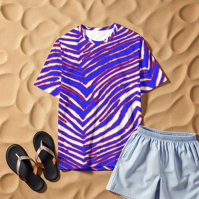 Camiseta de fútbol americano de la NFL Buffalo Bills con estampado de cebra | Algodón de 190 g/m²
