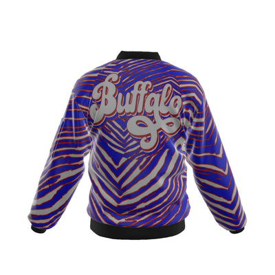 Buffalo Bills zubaz Bomber Jacket With with Sleeve Pocket