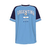 Camiseta del equipo nacional de futbol Argentiona Camiseta de fútbol de manga corta
