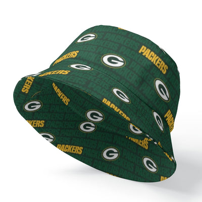 Green Bay Packers Double-Sided Bucket Hat with High-Quality Prints