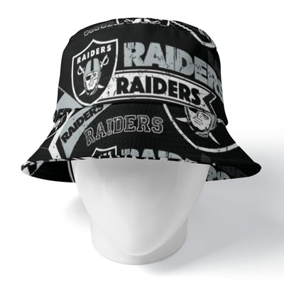 Las Vegas Raiders Double-Sided Printing Bucket Hat for Stylish Versatility