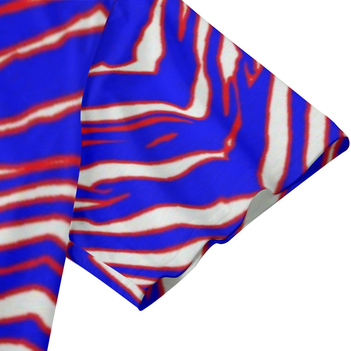 Camiseta de cuello en V para hombre con estampado de cebra de los Buffalo Bills de la NFL
