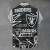 Las Vegas Raiders Stand Collar Shirt|110GSM Imitation Flax