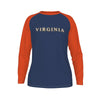 Universidad de Virginia - Camiseta de manga larga con mangas raglán de los Cavaliers