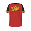 Houston Rockets T-shirt, NBA raglan sleeve shirt, Rockets basketball apparel, short sleeve basketball tee, Houston Rockets fan gear, NBA official merchandise, Rockets workout shirt, Houston Rockets clothing