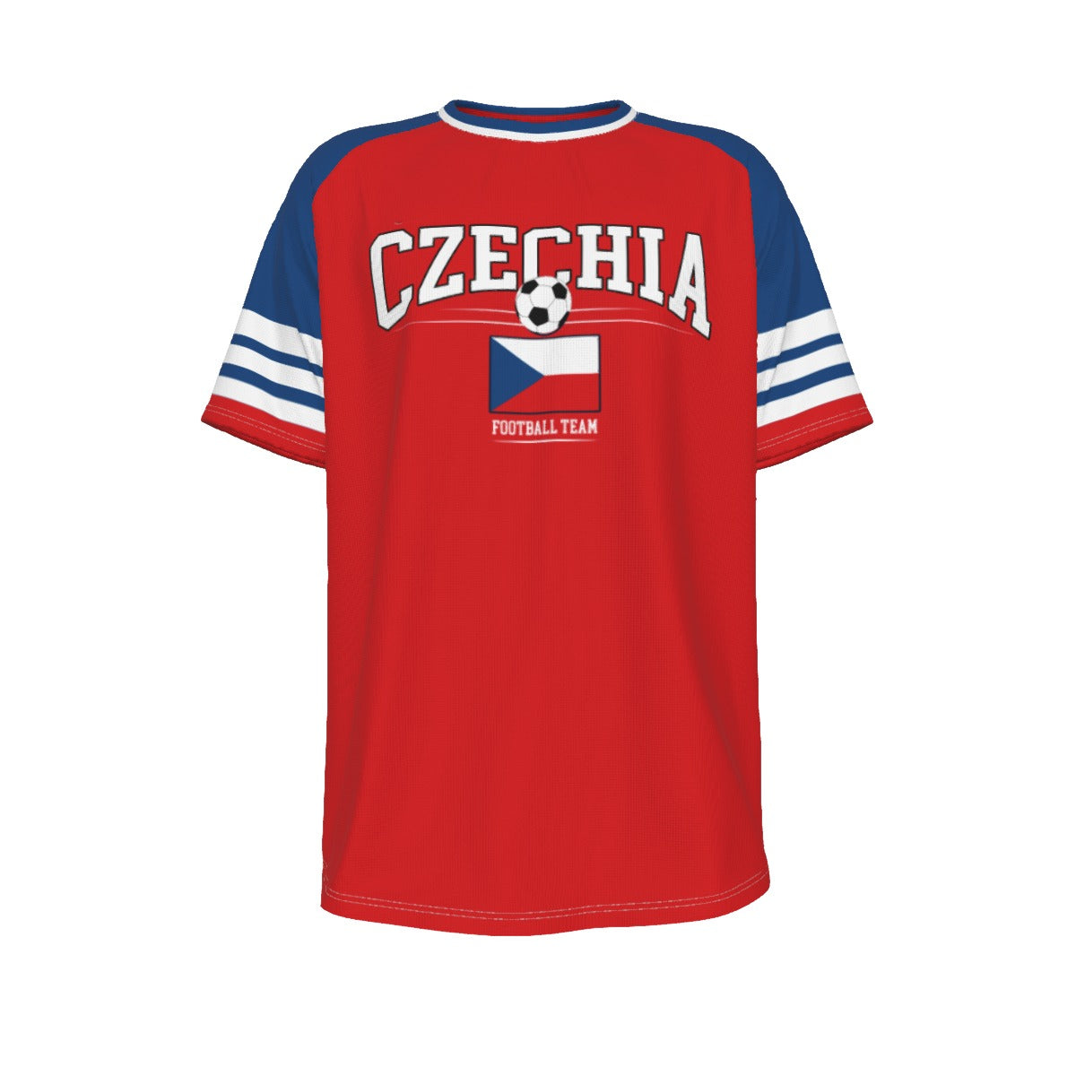 CZECHIA Euro football team O-neck Short Sleeve T-shirt