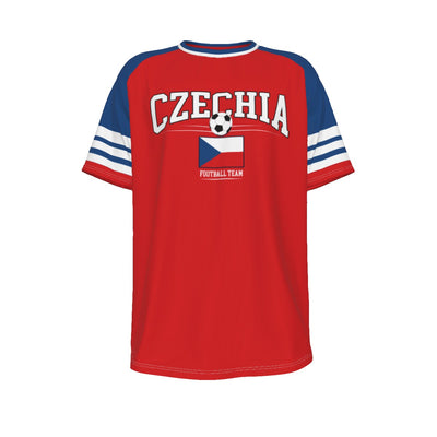 CZECHIA Euro football team O-neck Short Sleeve T-shirt
