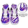 Nfl Football Buffalo Bills zubaz zebra print Air Cushion Basketball Shoes