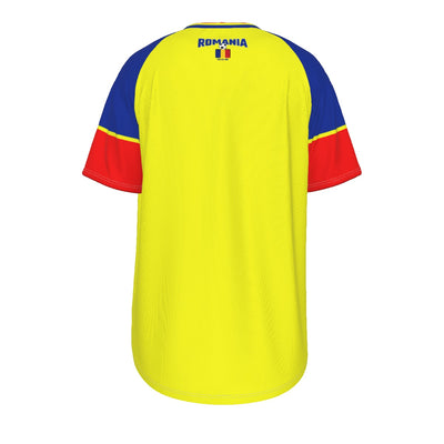 ROMANIA Euro football team O-neck Short Sleeve T-shirt