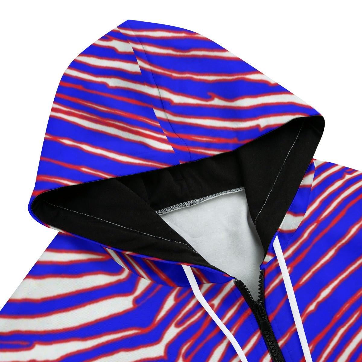 Sudadera con capucha y bolsillo con estampado de cebra de los Buffalo Bills de la NFL | Interlock