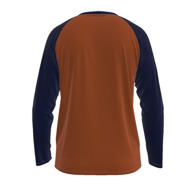 Camiseta de manga larga con mangas raglán de los Tigers de la Universidad de Auburn