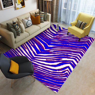 Tapete rectangular plegable con estampado de cebra de los Buffalo Bills de fútbol americano de la NFL