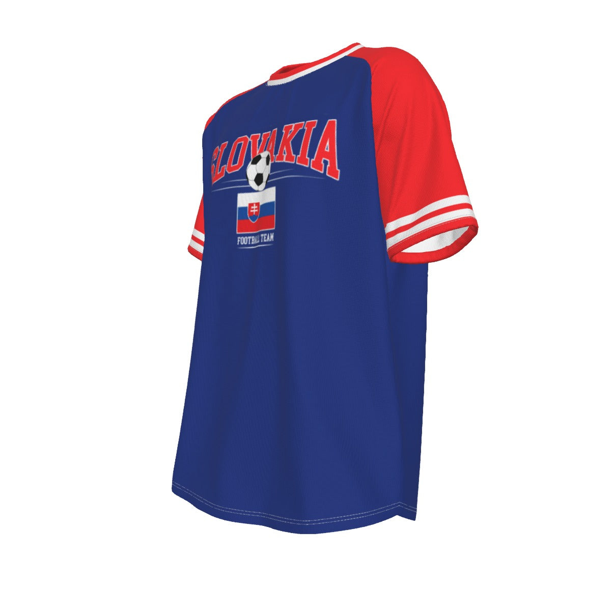 Camiseta de manga corta con cuello redondo de la selección de fútbol de Eslovaquia para la Eurocopa