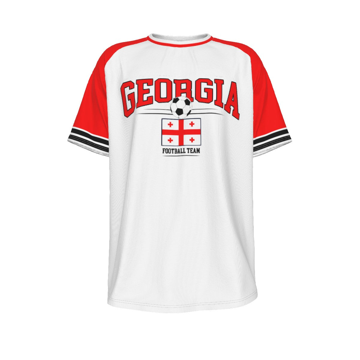 Camiseta de manga corta con cuello redondo de la selección europea de fútbol de GEORGIA