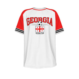 GEORGIA Euro football team O-neck Short Sleeve T-shirt