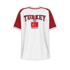 TURKEY Euro football team O-neck Short Sleeve T-shirt