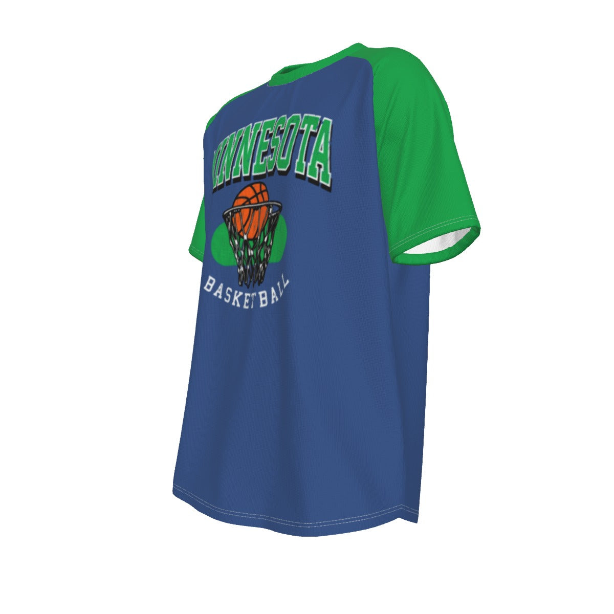 Minnesota Timberwolves NBA Basketball Raglan Sleeve T-Shirt