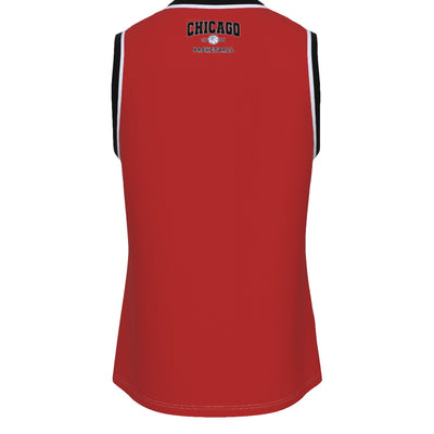 Chicago Bulls V Neck Basketball Top