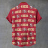 San Francisco 49ers Stand Collar Shirt|110GSM Imitation Flax