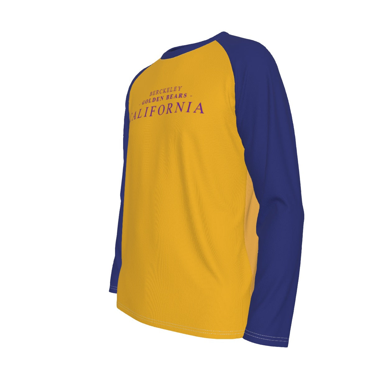 Universidad de California, Berkeley (UC Berkeley) - Camiseta de manga larga Golden Bear con mangas raglán