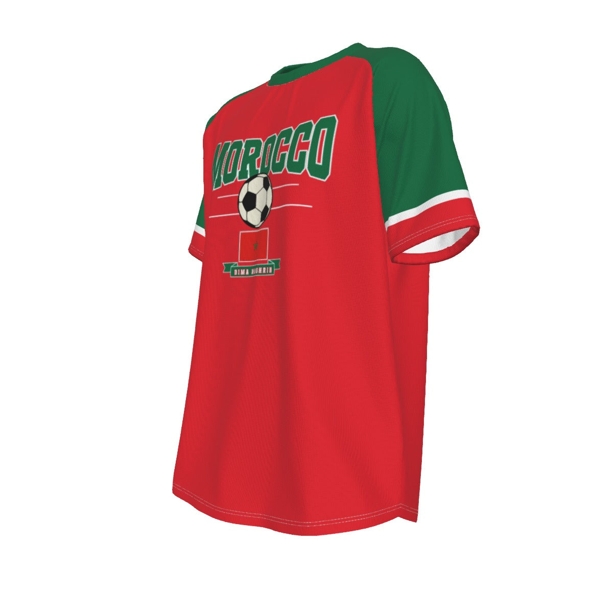 Camiseta del equipo nacional de futbol de Maruecos - Morocco football team Short Sleeve T-shirt