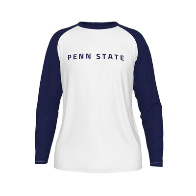 Universidad Estatal de Pensilvania - Camiseta de manga larga con mangas raglán de los Nittany Lions