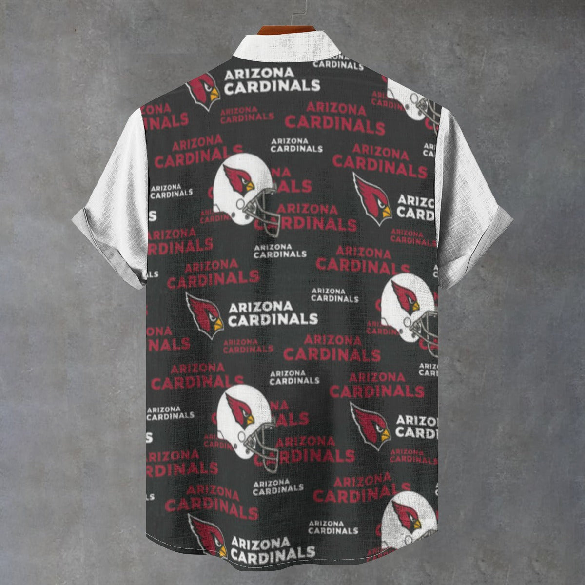 Arizona Cardinals Stand Collar Shirt|110GSM Imitation Flax