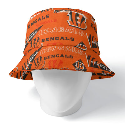 Cincinnati Bengals Double-Sided Bucket Hat with High-Quality Print