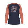 Camiseta deportiva de manga larga para hombre de la ciudad de Nueva York, número 92, con mangas raglán, de Brooklyn